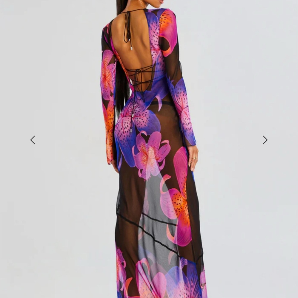 Retrofête VIENNA SILK DRESS coverup / dress - worn once - Picture 7 of 13